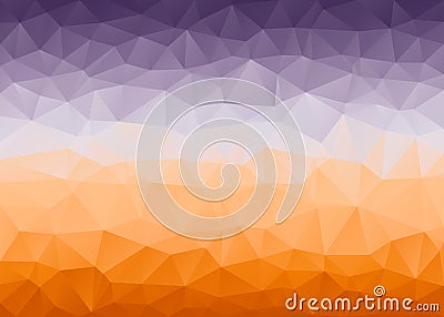 Low Poly triangular background. Vector Illustration