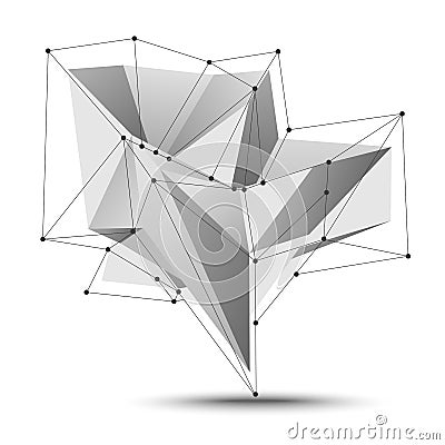 Low Polygon Geometry Vector Element Vector Illustration