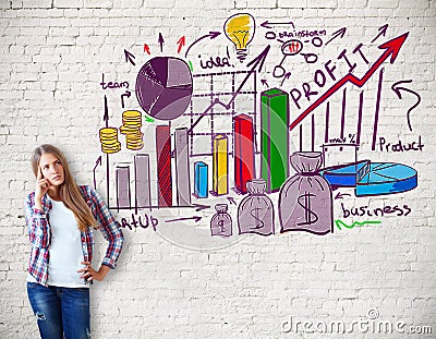 Low profit concept Stock Photo