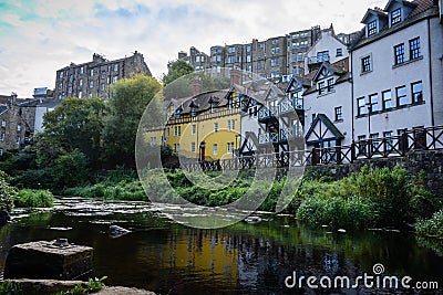 The Den Village - Edinburgh Stock Photo