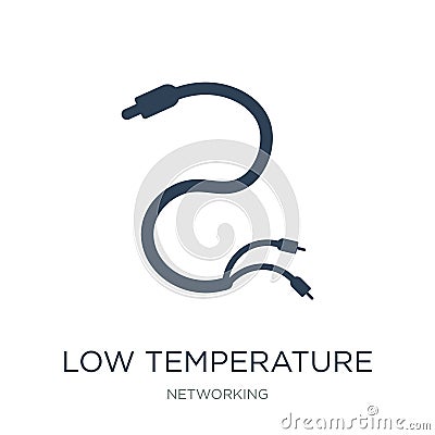 low temperature icon in trendy design style. low temperature icon isolated on white background. low temperature vector icon simple Vector Illustration