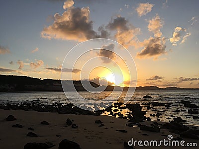 Low tide Stock Photo