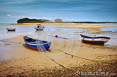 Low Tide Stock Photo