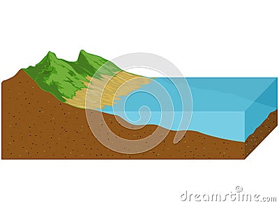 Low tide Stock Photo