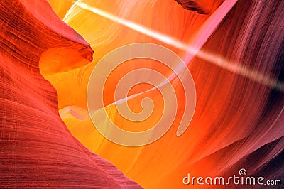 Lower Antelope Canyon Stock Photo