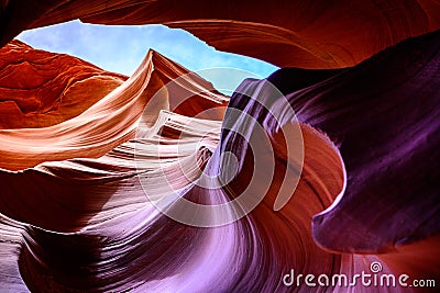 Lower Antelope Canyon Stock Photo