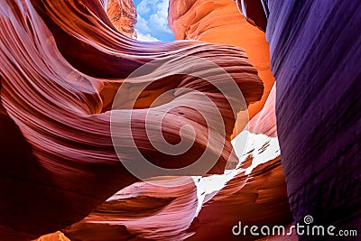 Lower Antelope Canyon Stock Photo