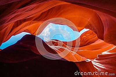 Lower Antelope Canyon Stock Photo