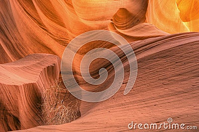 Lower Antelope Slot Canyon Stock Photo