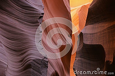 Lower Antelope Slot Canyon Stock Photo