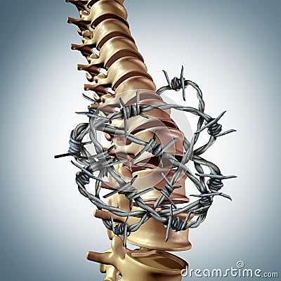 Lower Back Pain Stock Photo