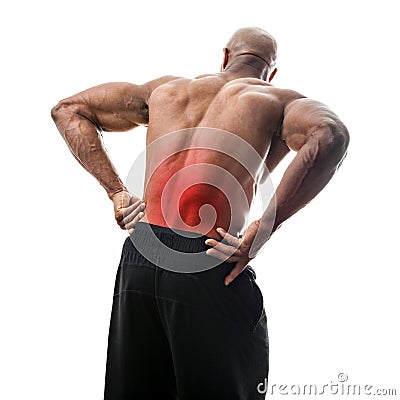 Lower Back Pain Stock Photo