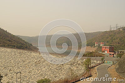 Lower dam of ajodhya hill at purulia Stock Photo