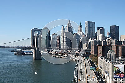 Lower Manhattan Editorial Stock Photo