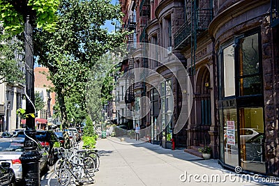 Lower Montague Street, Brooklyn Heights NYC -2 Editorial Stock Photo