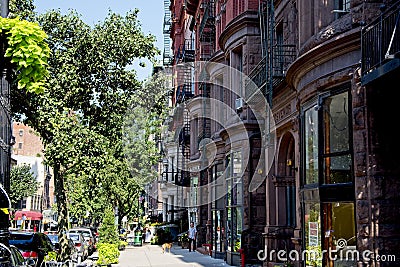 Lower Montague Street, Brooklyn Heights NYC -5 Editorial Stock Photo