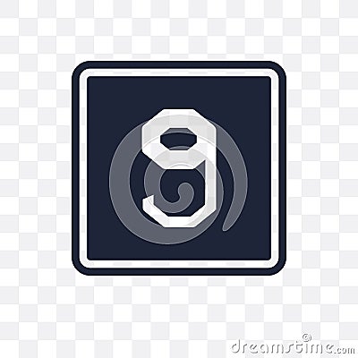 Lowercase transparent icon. Lowercase symbol design from Web navigation collection. Vector Illustration