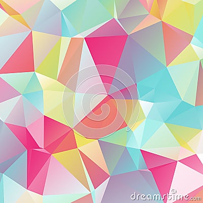 Lowpoly Trendy Background Vector Illustration