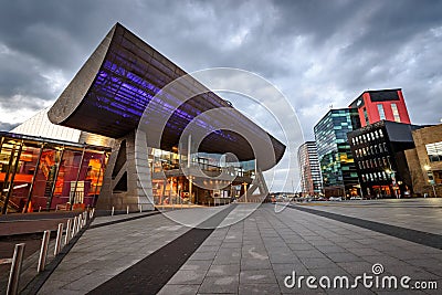 Lowry Theater,Salford,Manchester,England,UK Editorial Stock Photo