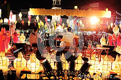 Loy Krathong Festival 2011 Editorial Stock Photo