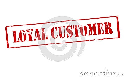 Loyal customer Cartoon Illustration