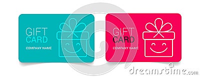 Loyalty card, incentive gift, collect bonus, earn reward Vector Illustration