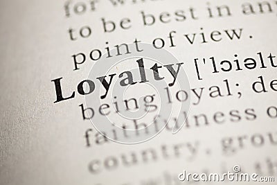 Loyalty Stock Photo