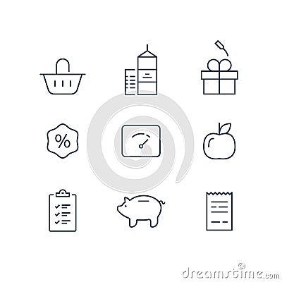 Loyalty program, earn points and get reward, marketing concept Vector Illustration