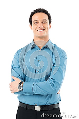 Loyalty Young Businessman Stock Photo
