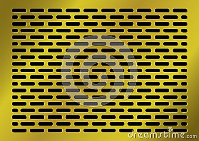 Lozenge gold background Vector Illustration