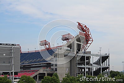 LP Field football stadium in Nashville Stock Photo