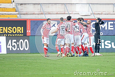 LR Vicenza vs Ascoli Calcio FC Editorial Stock Photo