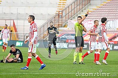 LR Vicenza vs Ascoli Calcio FC Editorial Stock Photo