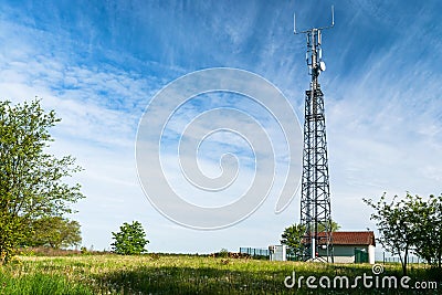 LTE Base Station Stock Photo