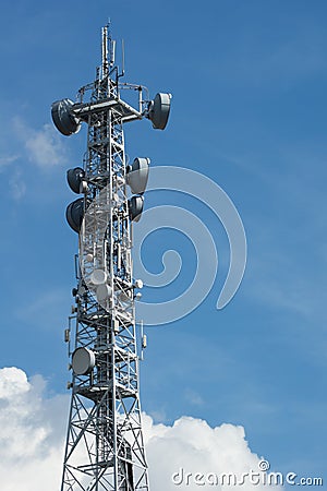 LTE Base Station Stock Photo