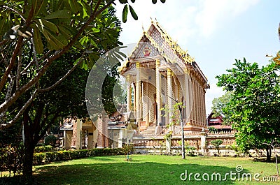 Luang Poo Mun Bhuridatta temple or Wat Pa Sutthawat Stock Photo