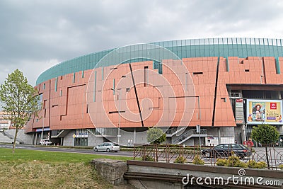 Cuprum Arena â€“ shopping centre in Lubin Editorial Stock Photo