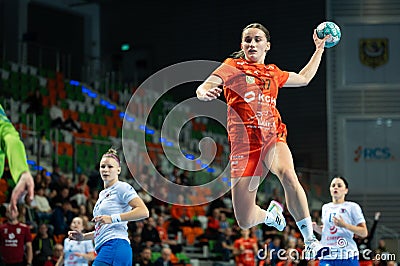 Handball women match Editorial Stock Photo