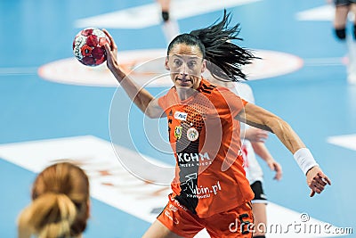 Handball match Editorial Stock Photo