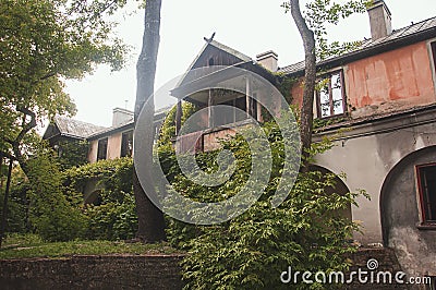 LUBLIN, POLAND- 22 june 2017- polish small manor house in outskirts of Lublin old town Stock Photo