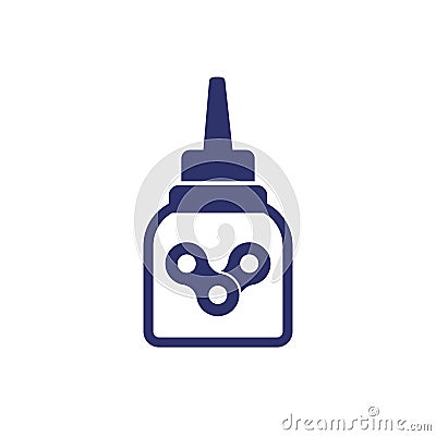 lubricant, oiler icon on white Vector Illustration