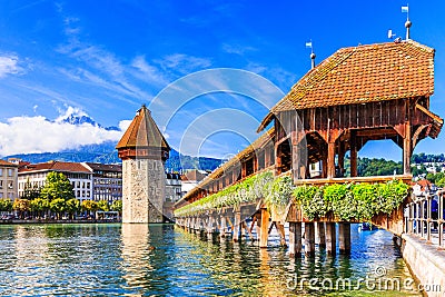 Lucerne, Switzerland. Stock Photo