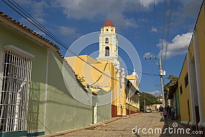 Lucha Contra Bandidos, Trinidad, Cuba Editorial Stock Photo