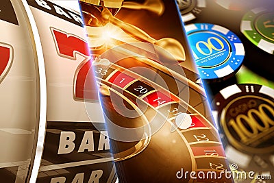 Lucky Casino Games Stock Photo