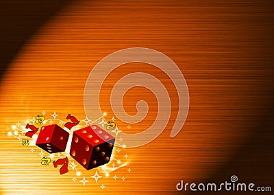 Lucky dice Stock Photo