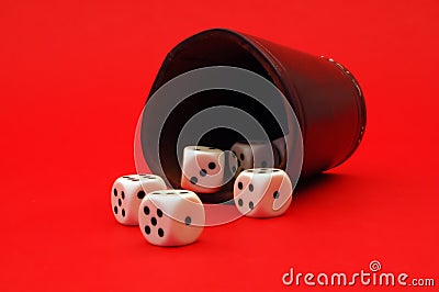 Lucky dices Stock Photo