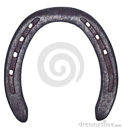 Lucky Horse Shoe Stock Photo