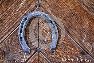 Lucky horseshoe Stock Photo