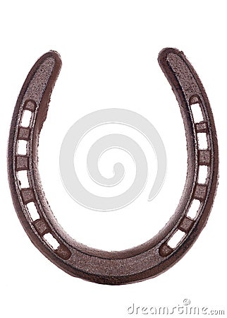 Lucky horseshoe Stock Photo