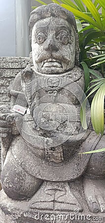 Lucky Strike Cigarettes at The Dwarapala Statue Editorial Stock Photo